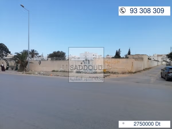 Terrain de Promotion 4880m² à Route Soukra Km3.5