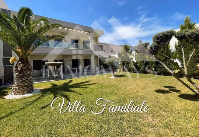 Villa S4 for Rent with Garden in Gammarth