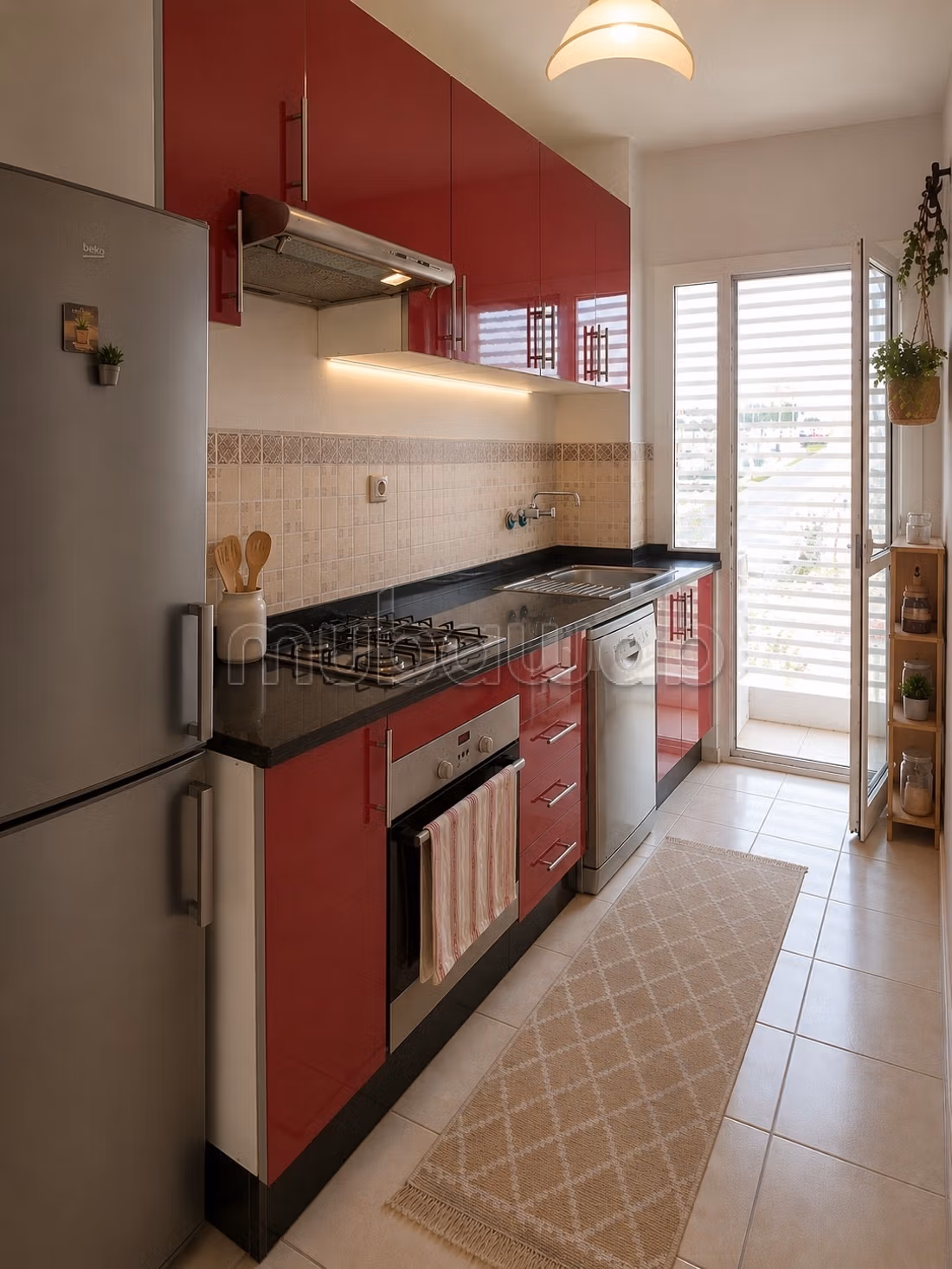 Appartement à vendre à Sidi Moumen. Surface de 55 m². Fenêtres double vitrage — 4
