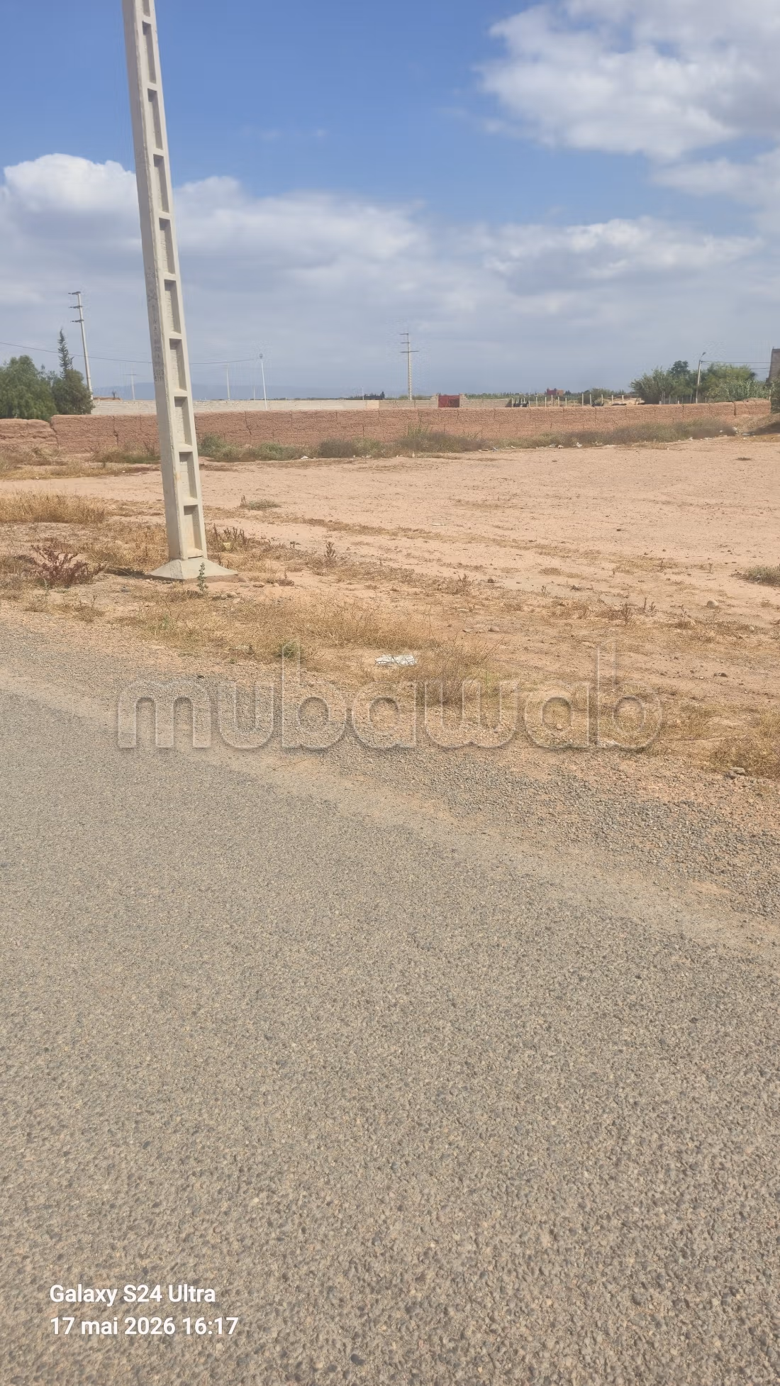 Excelente terreno en venta en la zona de Ouidane de Marrakech. El área es de 144 m²