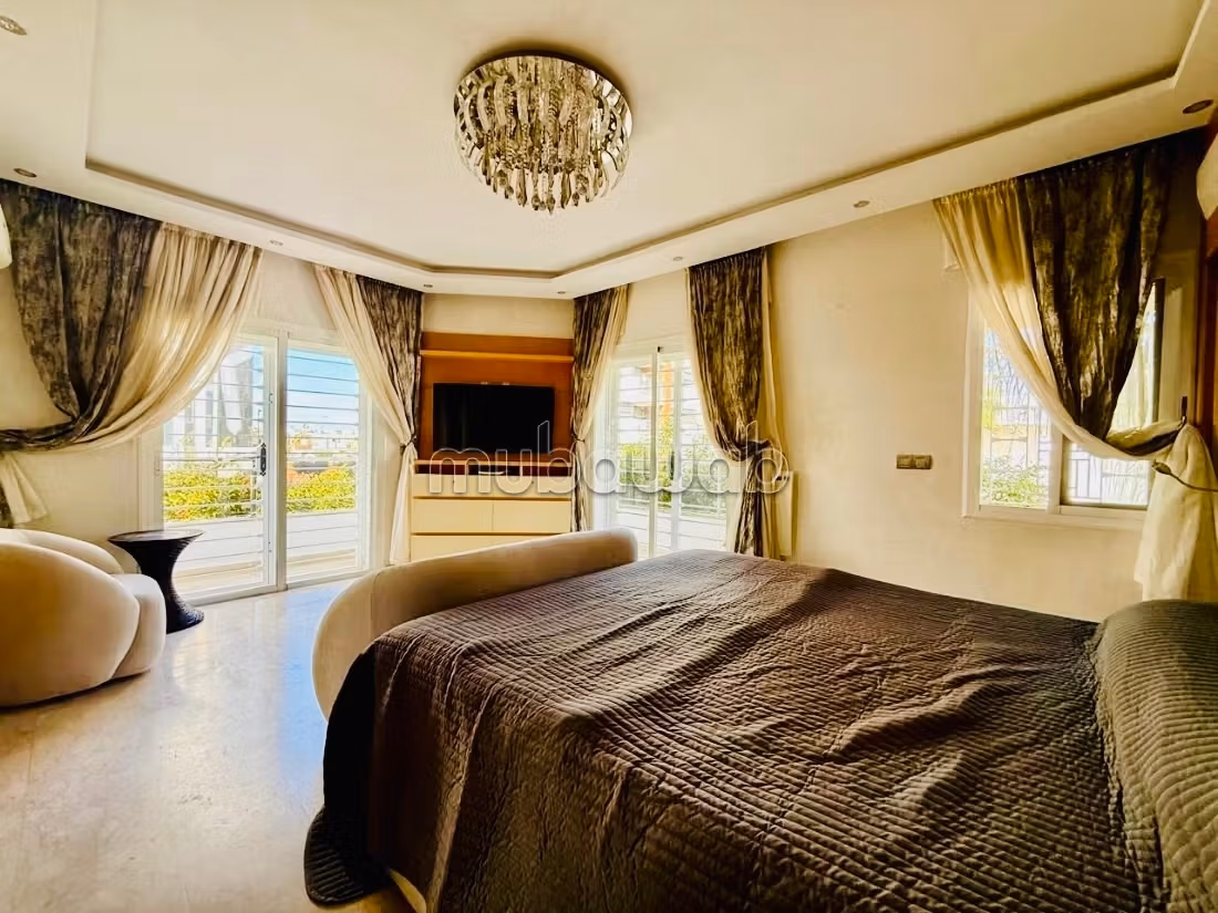 À louer – Villa meublée avec piscine – hay riad, Rabat