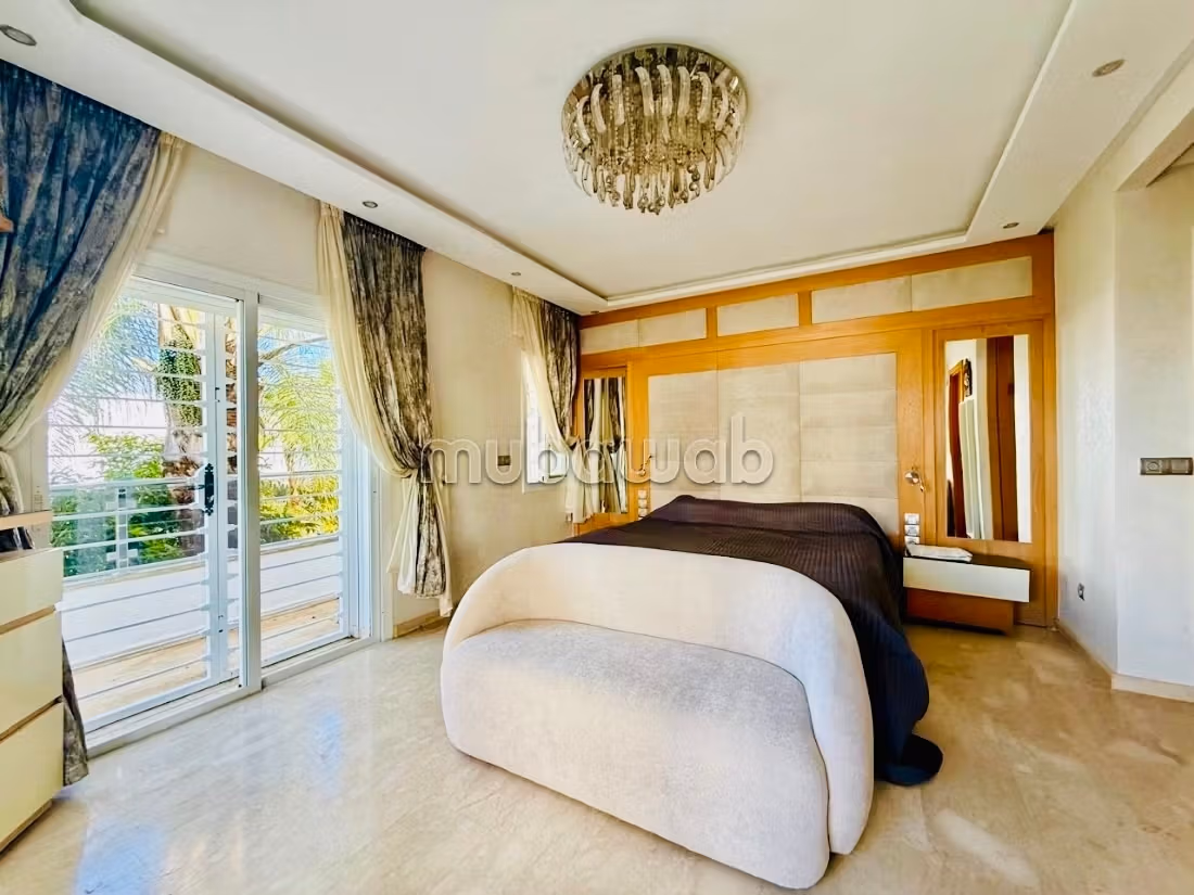 À louer – Villa meublée avec piscine – hay riad, Rabat
