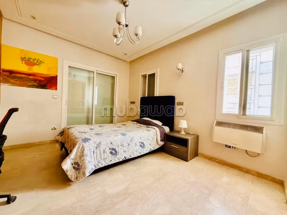 À louer – Villa meublée avec piscine – hay riad, Rabat