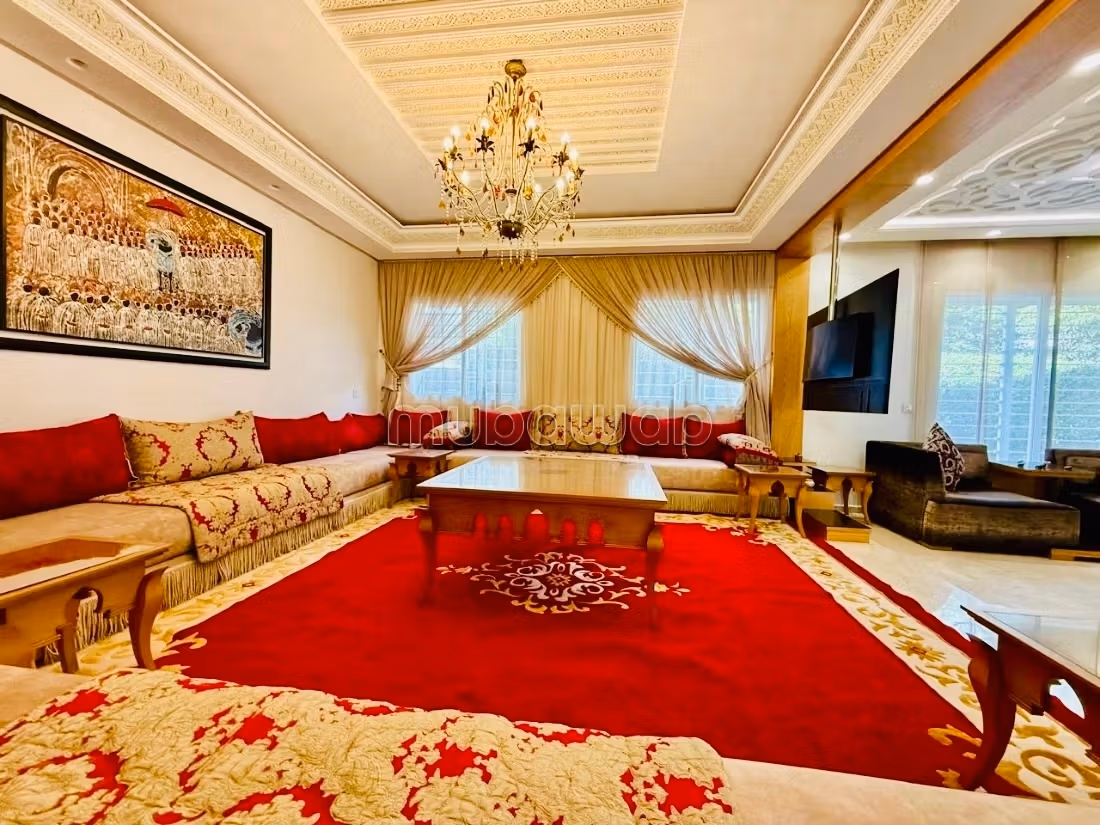À louer – Villa meublée avec piscine – hay riad, Rabat