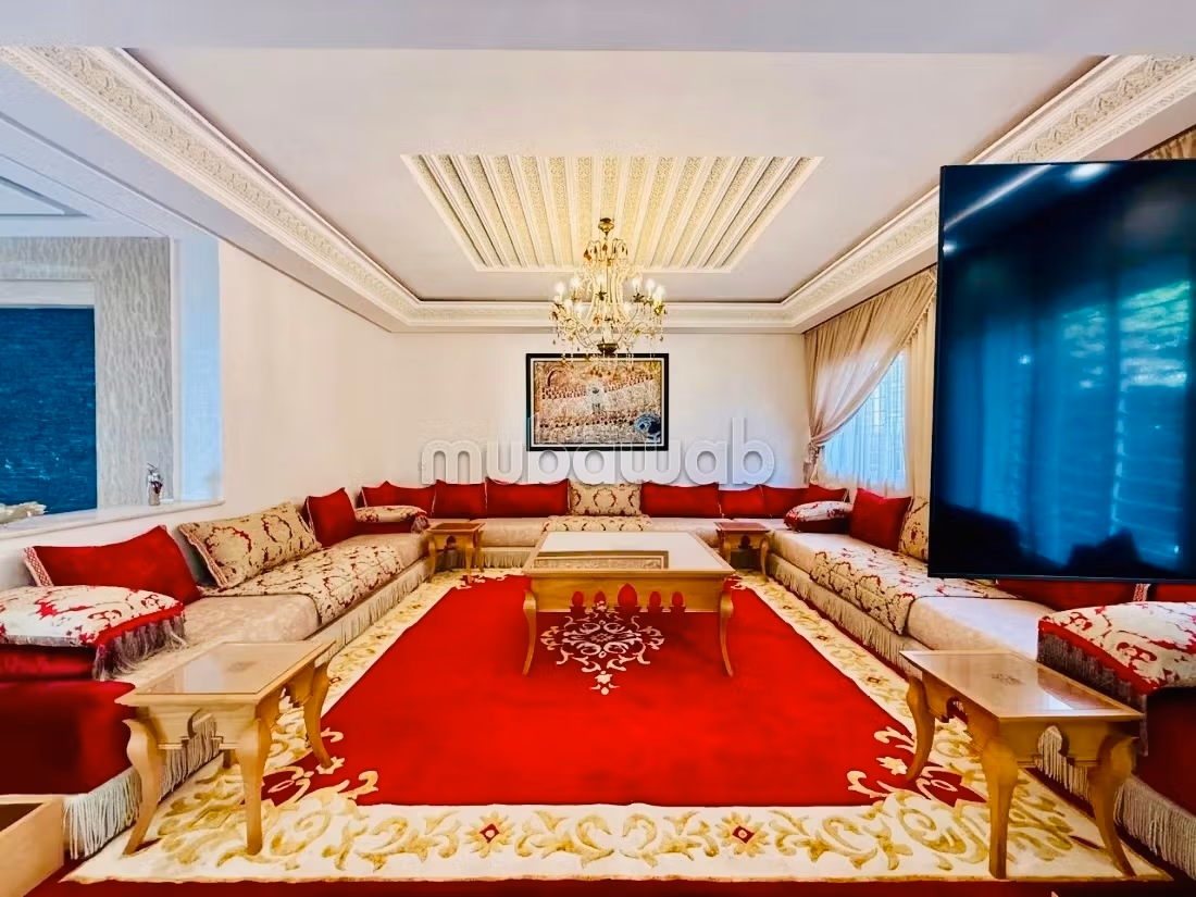 À louer – Villa meublée avec piscine – hay riad, Rabat