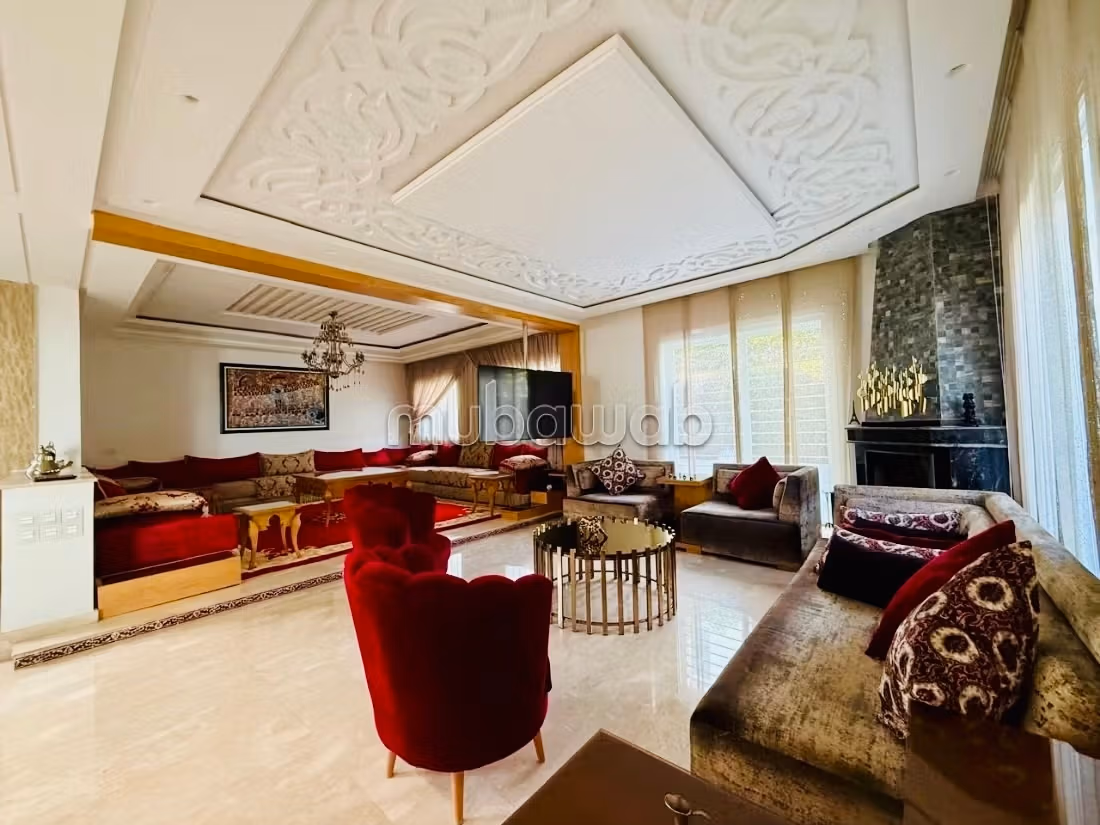 À louer – Villa meublée avec piscine – hay riad, Rabat
