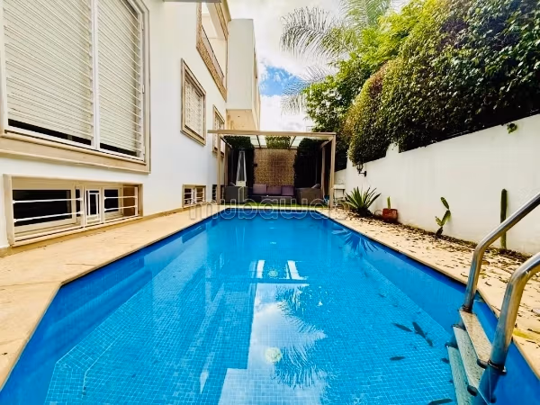 À louer – Villa meublée avec piscine – hay riad, Rabat