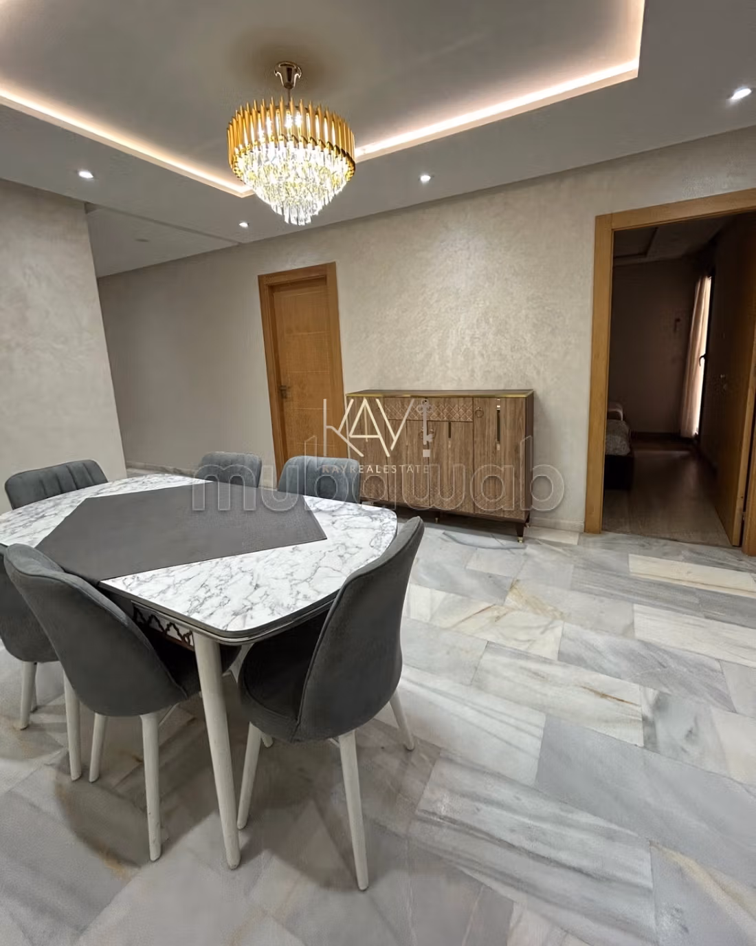Apartamento de alto standing en alquiler en Mozart - 3 habitaciones - 16,000 DH