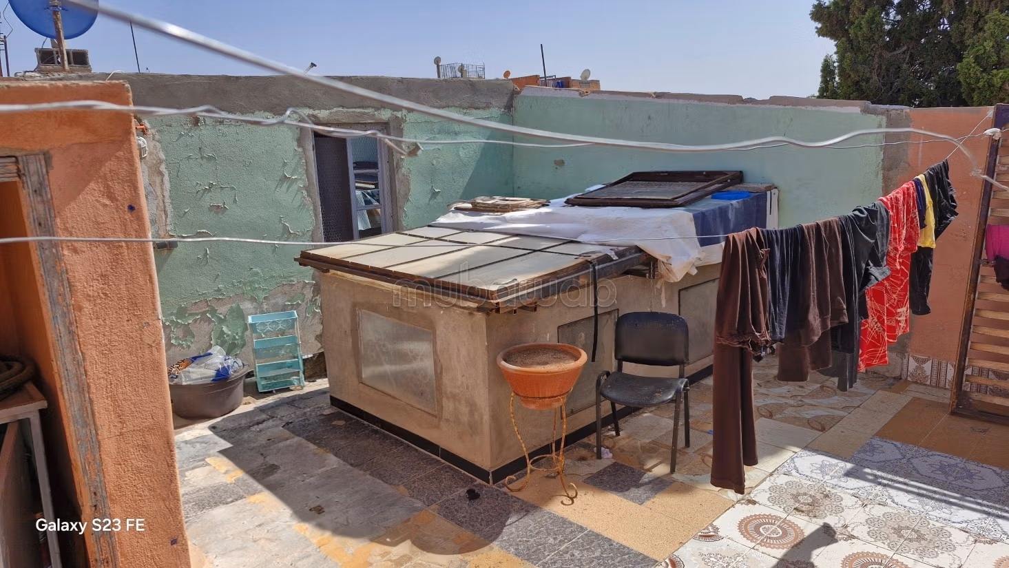 Klein traditioneel riad van 80 m² Mooi terras