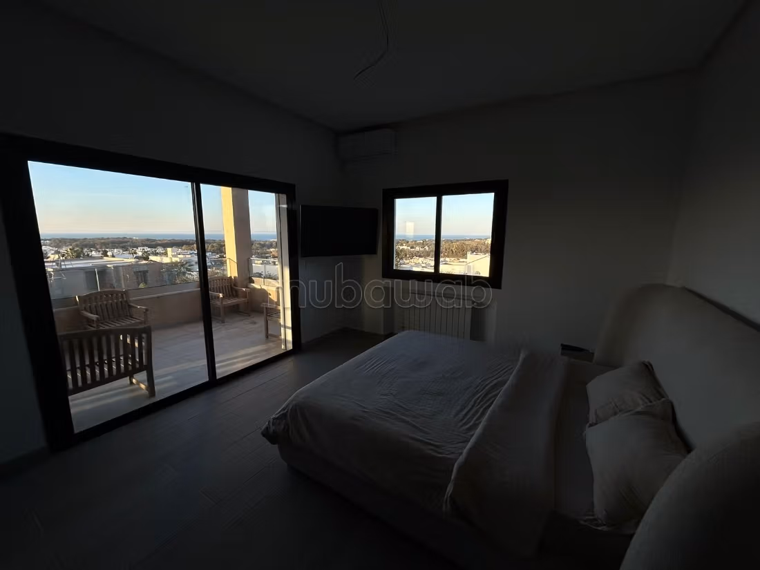 S2 location meublé vue mer gammarth sup
