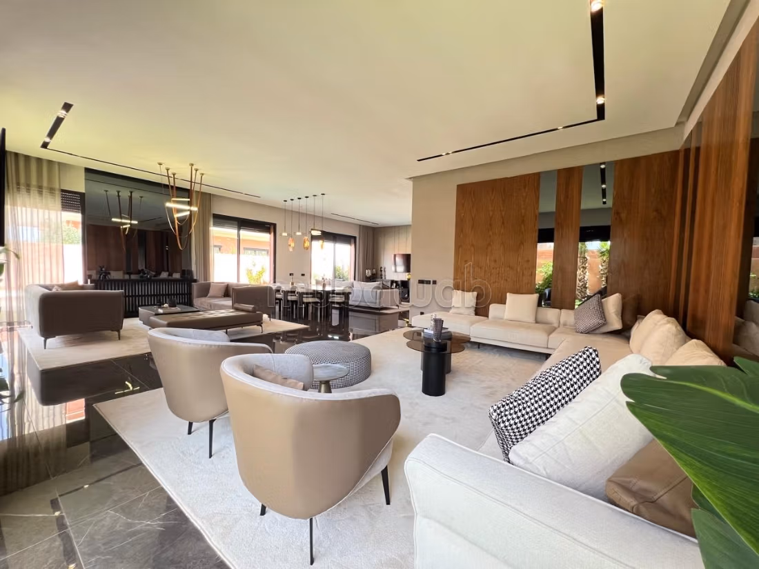 Projet de villa de luxe route d'Ourika