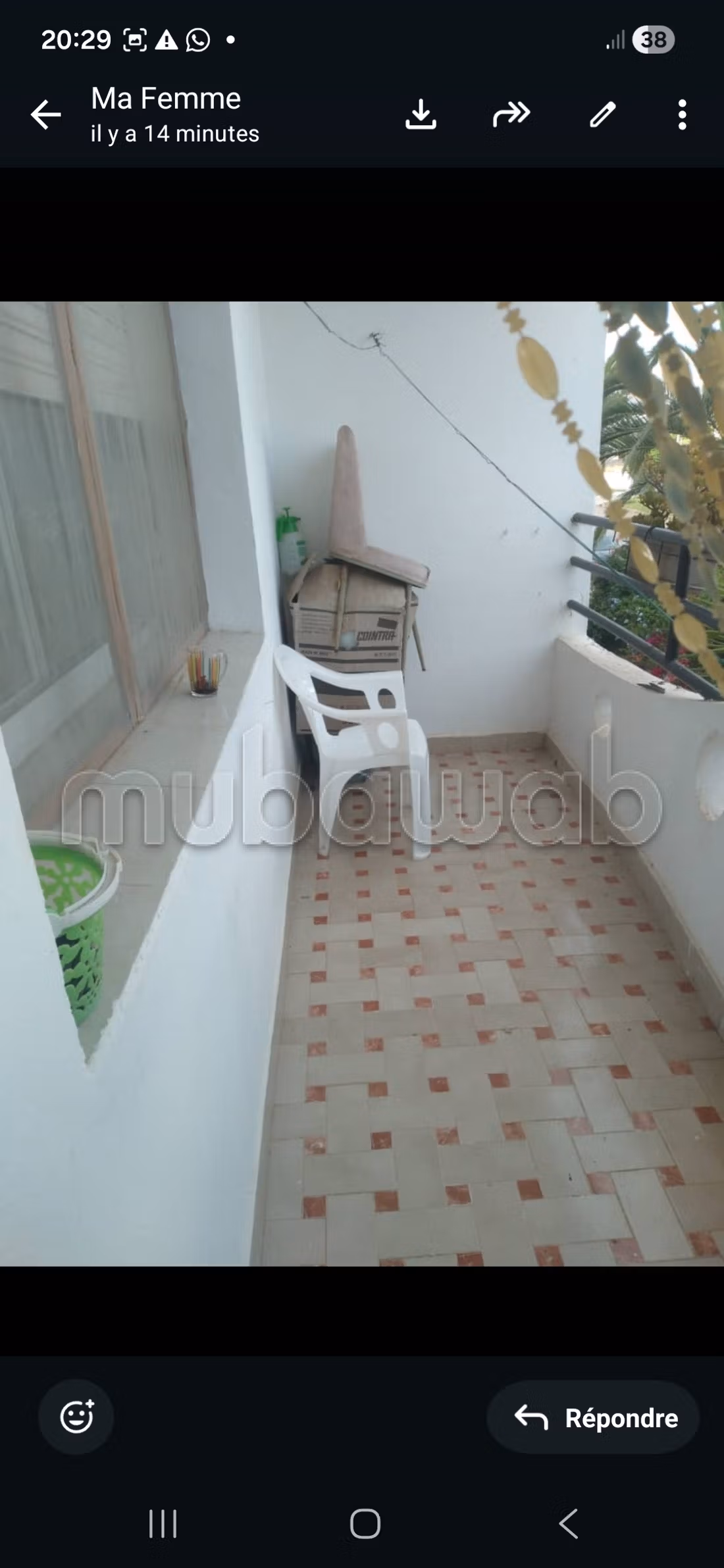 First floor apartment with pool