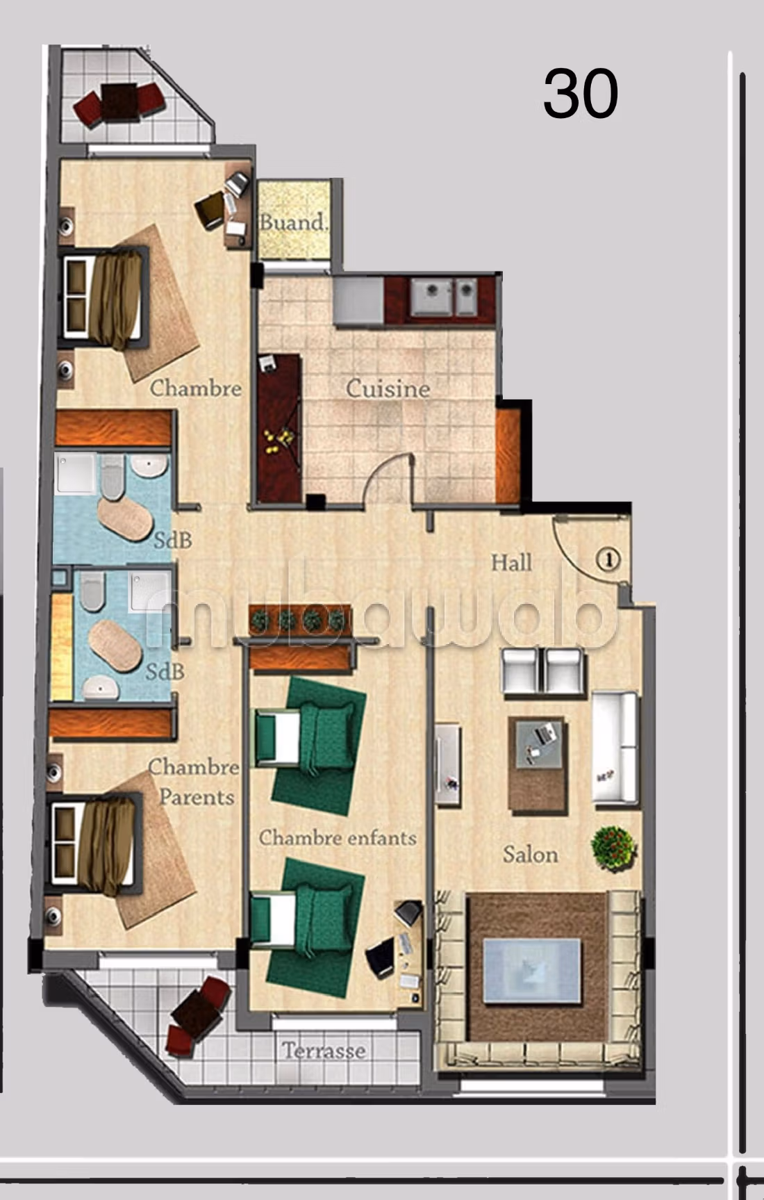 Location Appartement Bd Anoual