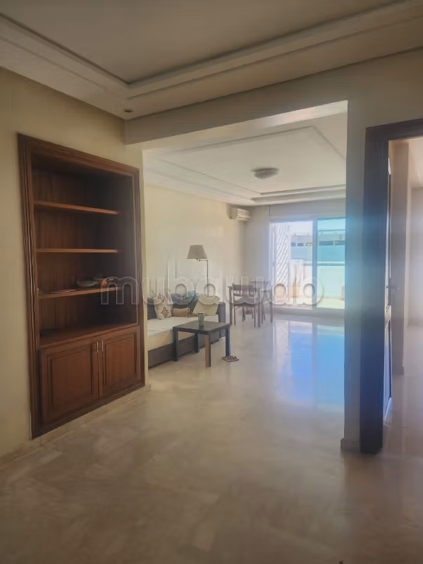 2-bedroom apartment with terrace in Agdal