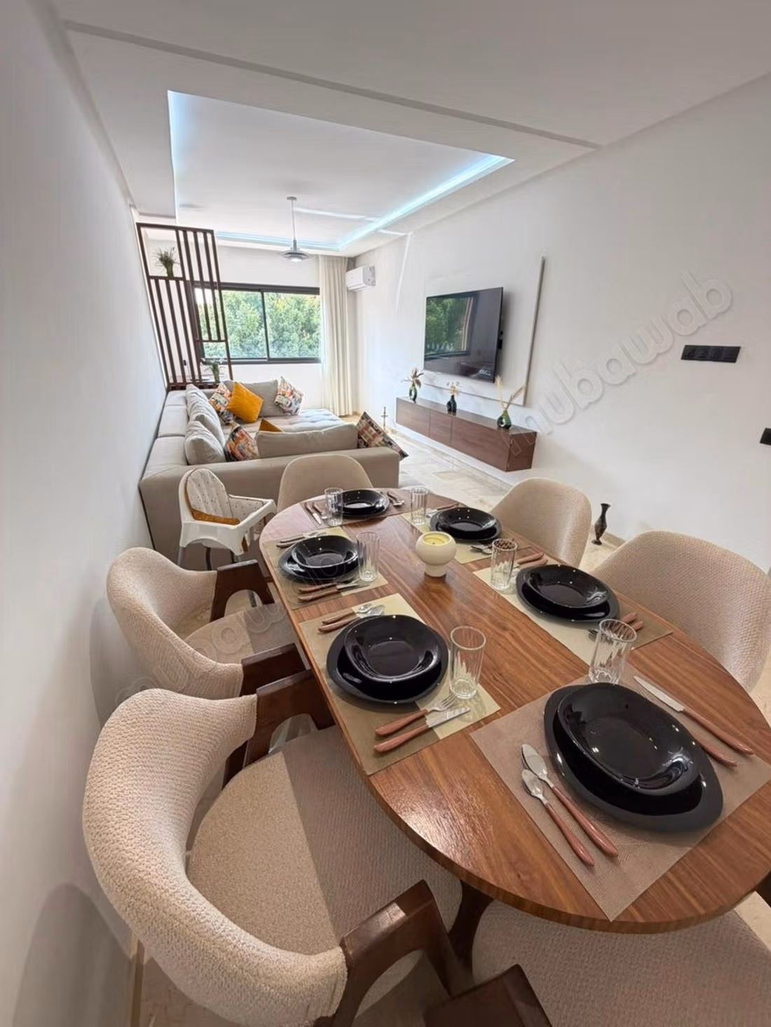Appartement meublé neuf à louer
