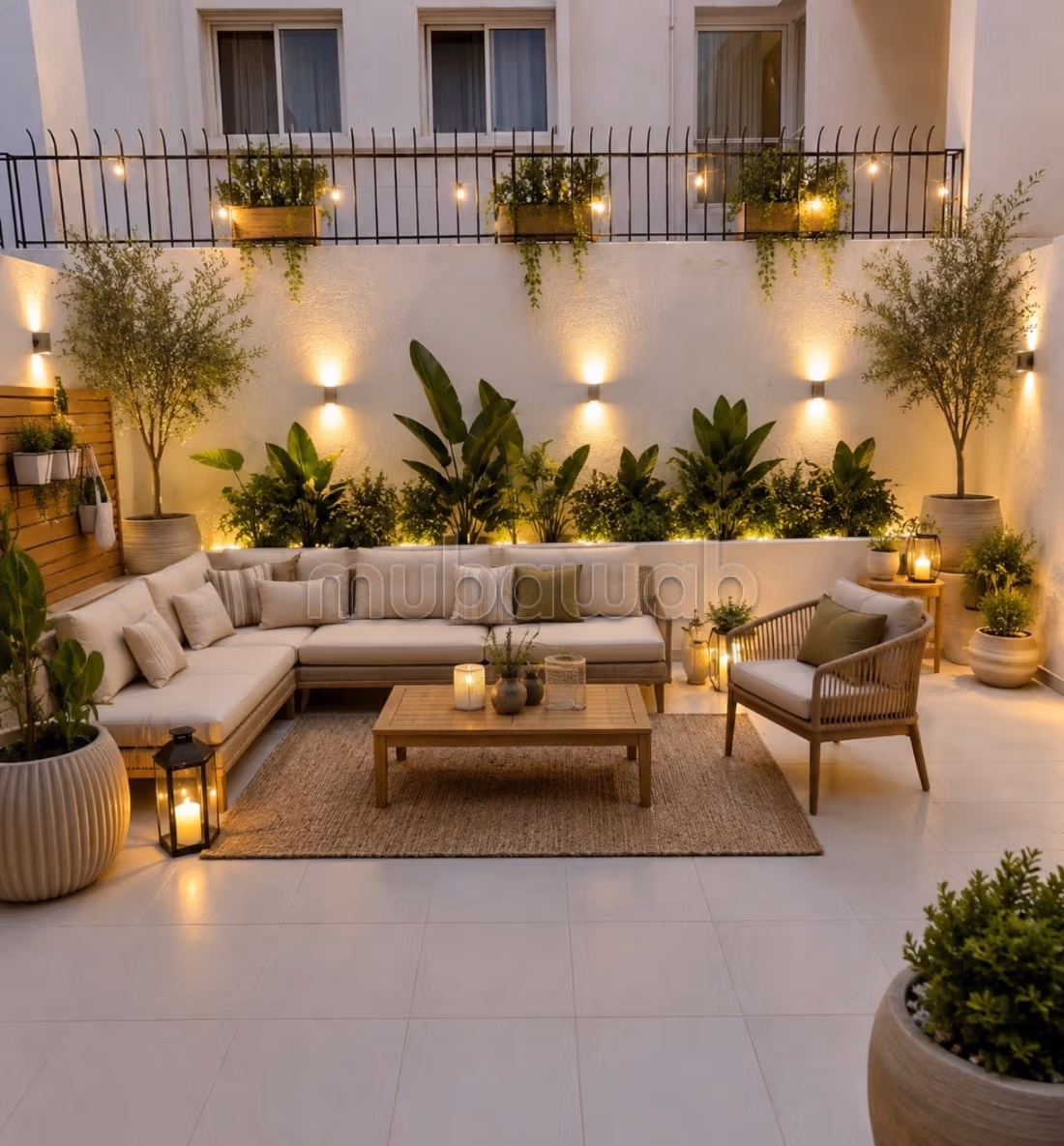 Appartement RDC avec grande cour à Mohammedia