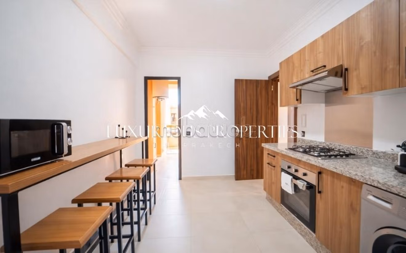 Appartement moderne avec piscine, Guéliz — 4