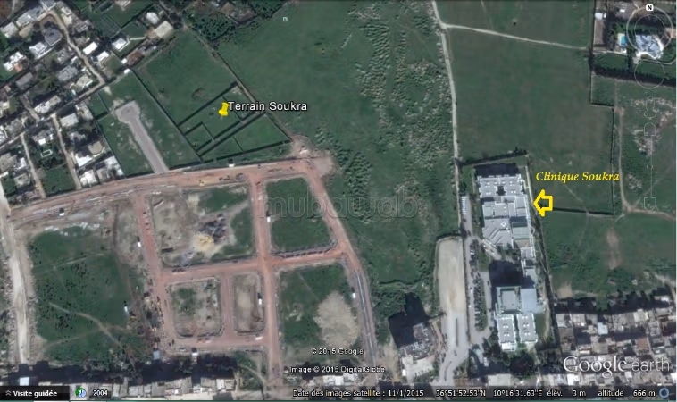 Terrain de 2034 m² avec Titre Bleu Zone UAa / R2