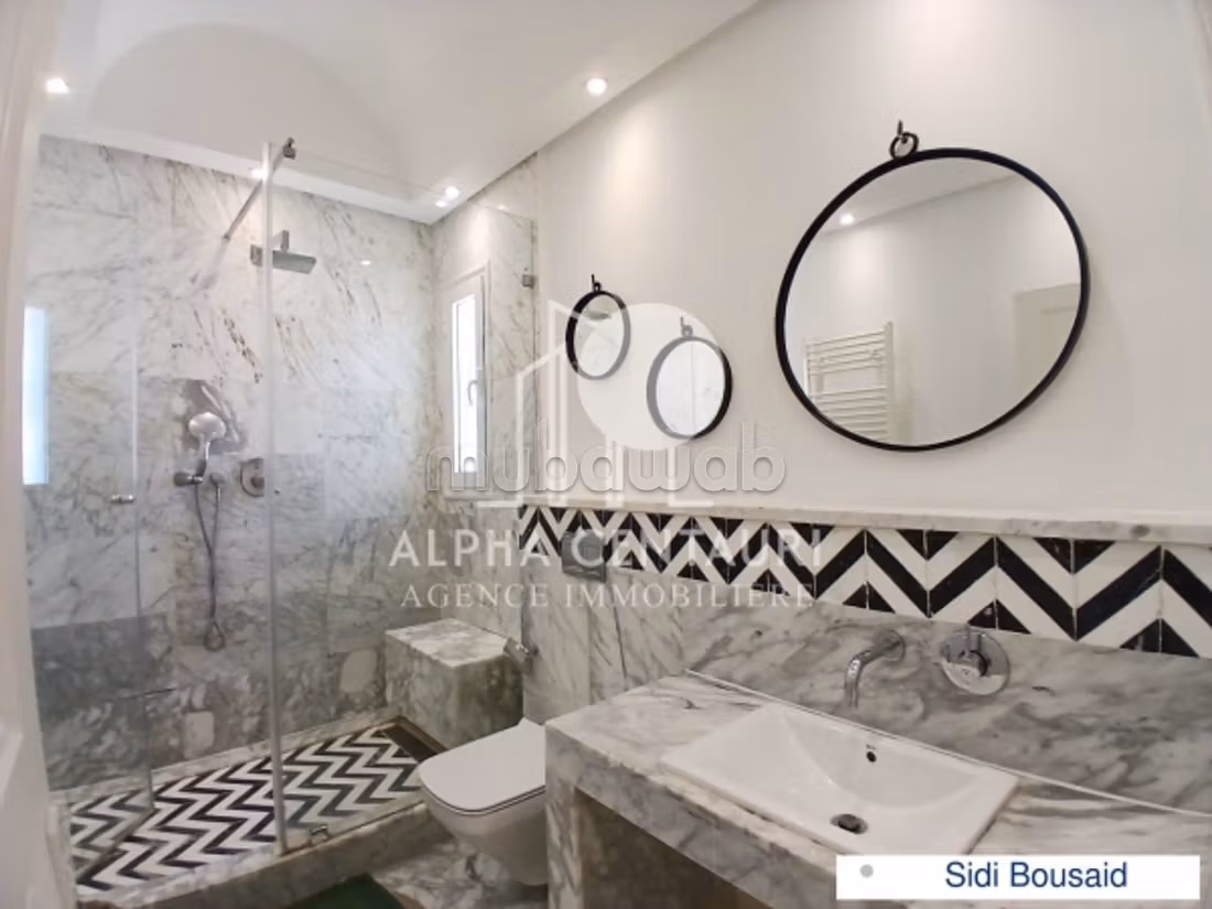 In affitto un duplex in S3 con vista mare a Sidi Bou Said