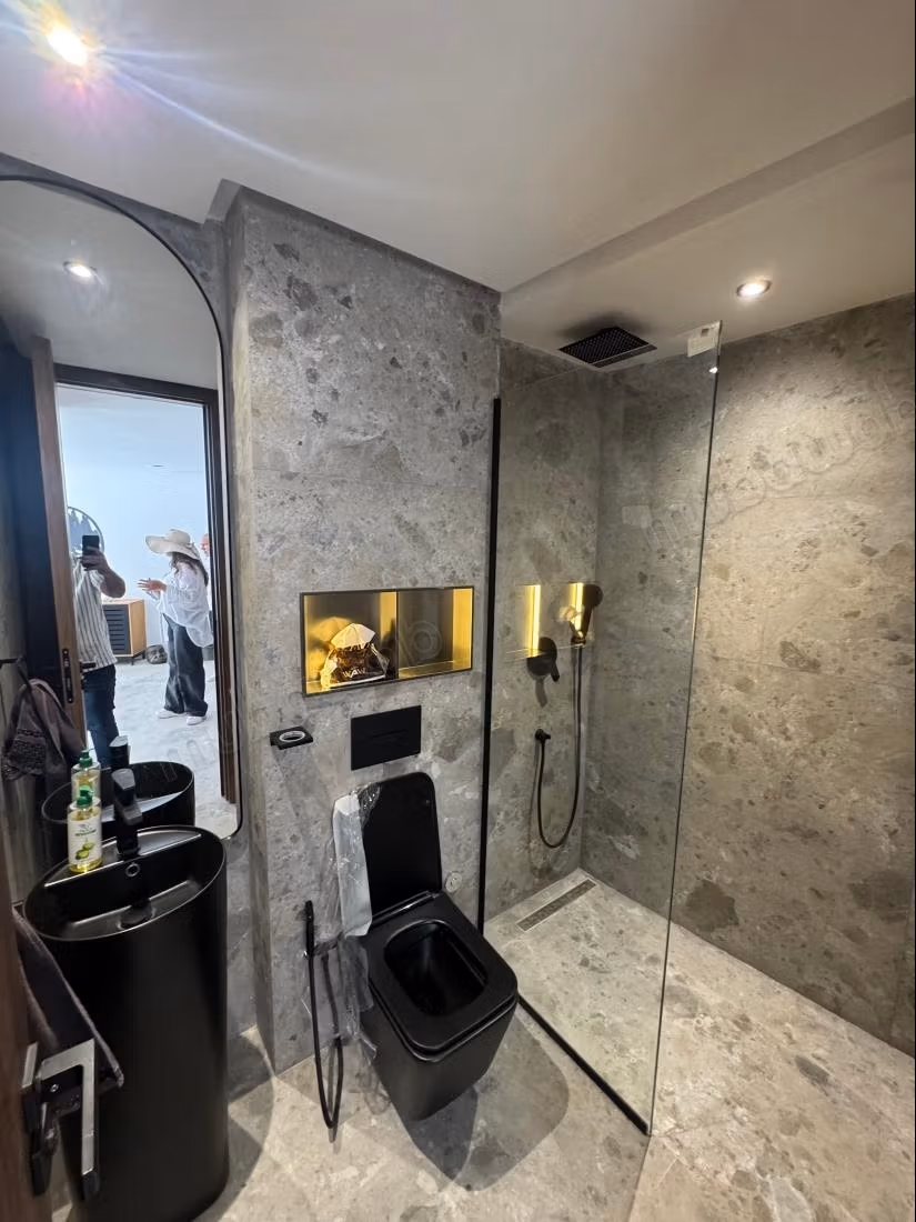 Vente d'un bel appartement à Palmier. Surface totale 49 m². Salon typique marocain, résidence sécurisée