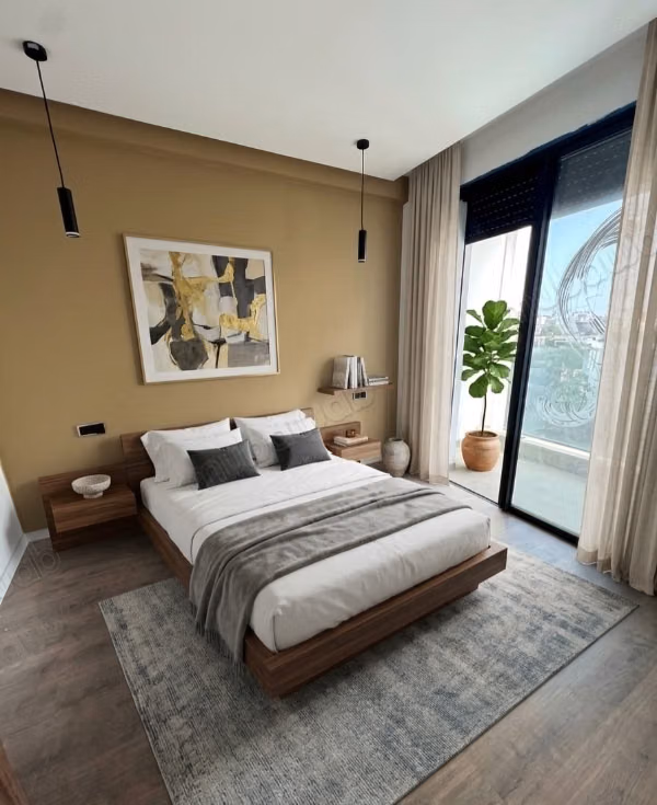 Vente d'un bel appartement à Palmier. Surface totale 49 m². Salon typique marocain, résidence sécurisée