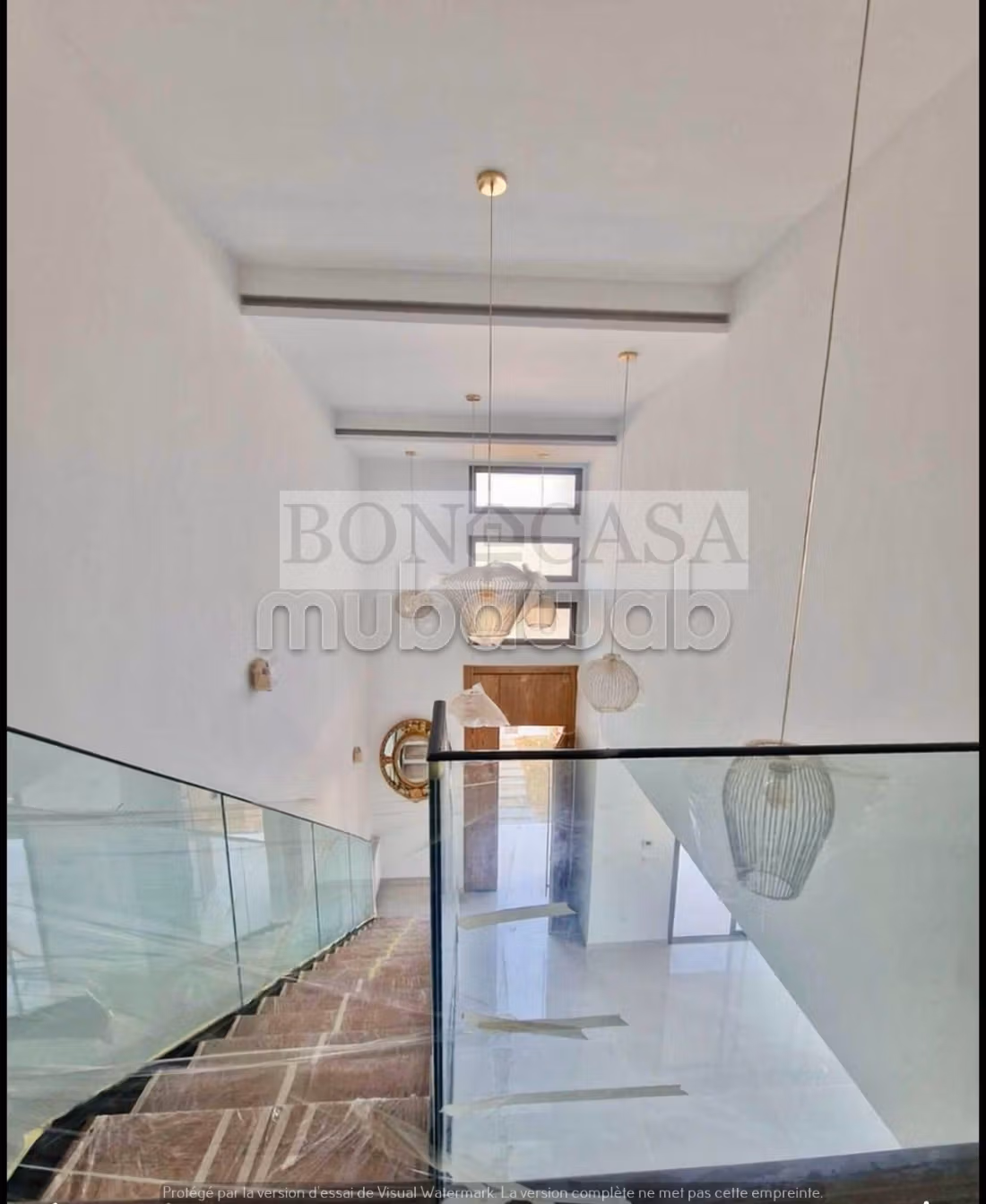 Villa S3 con piscina e giardino e vista mare in affitto a Gammarth