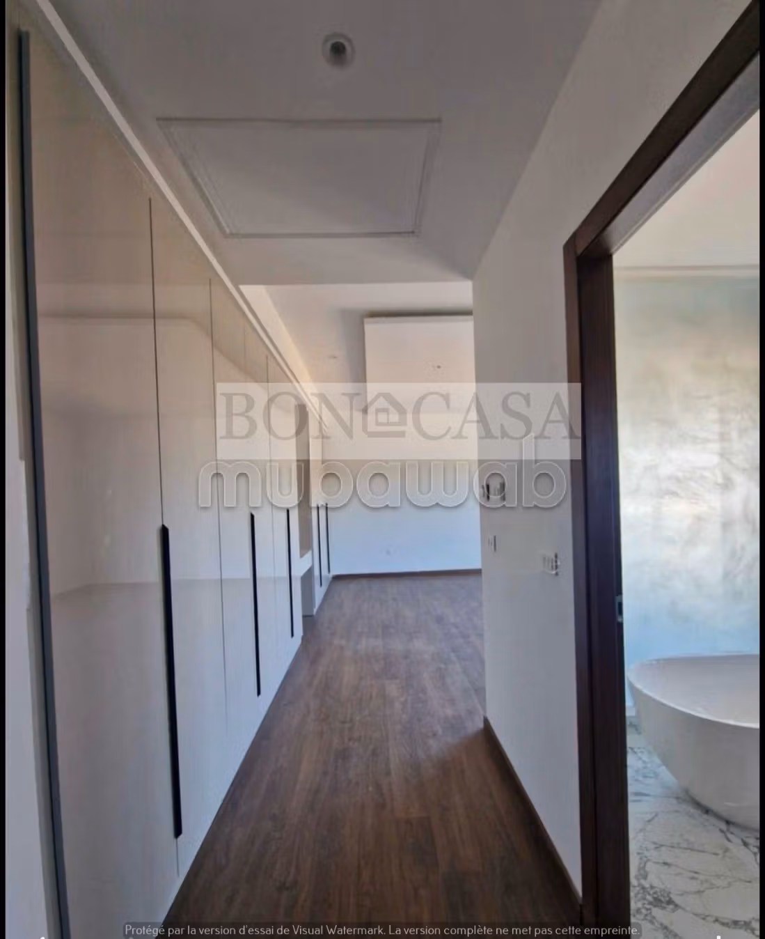 Villa S3 con piscina e giardino e vista mare in affitto a Gammarth