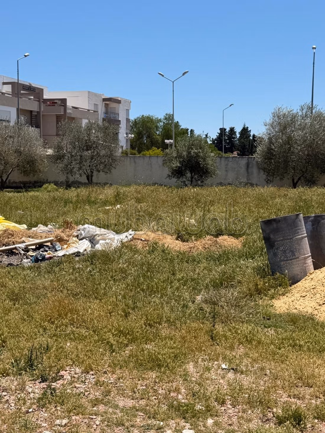Terrain a rue de parc la soukra 