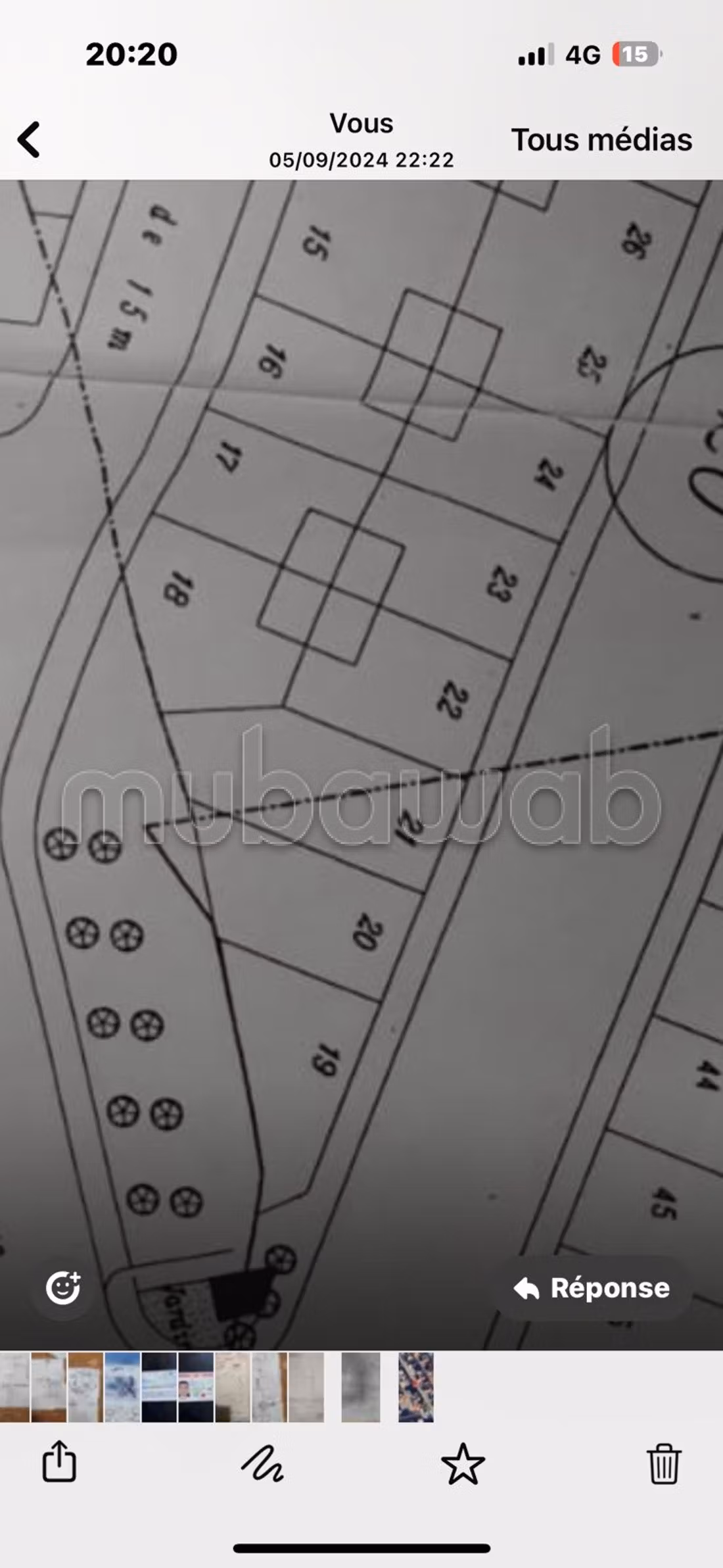 Lot de 150m² sur voie de 20m