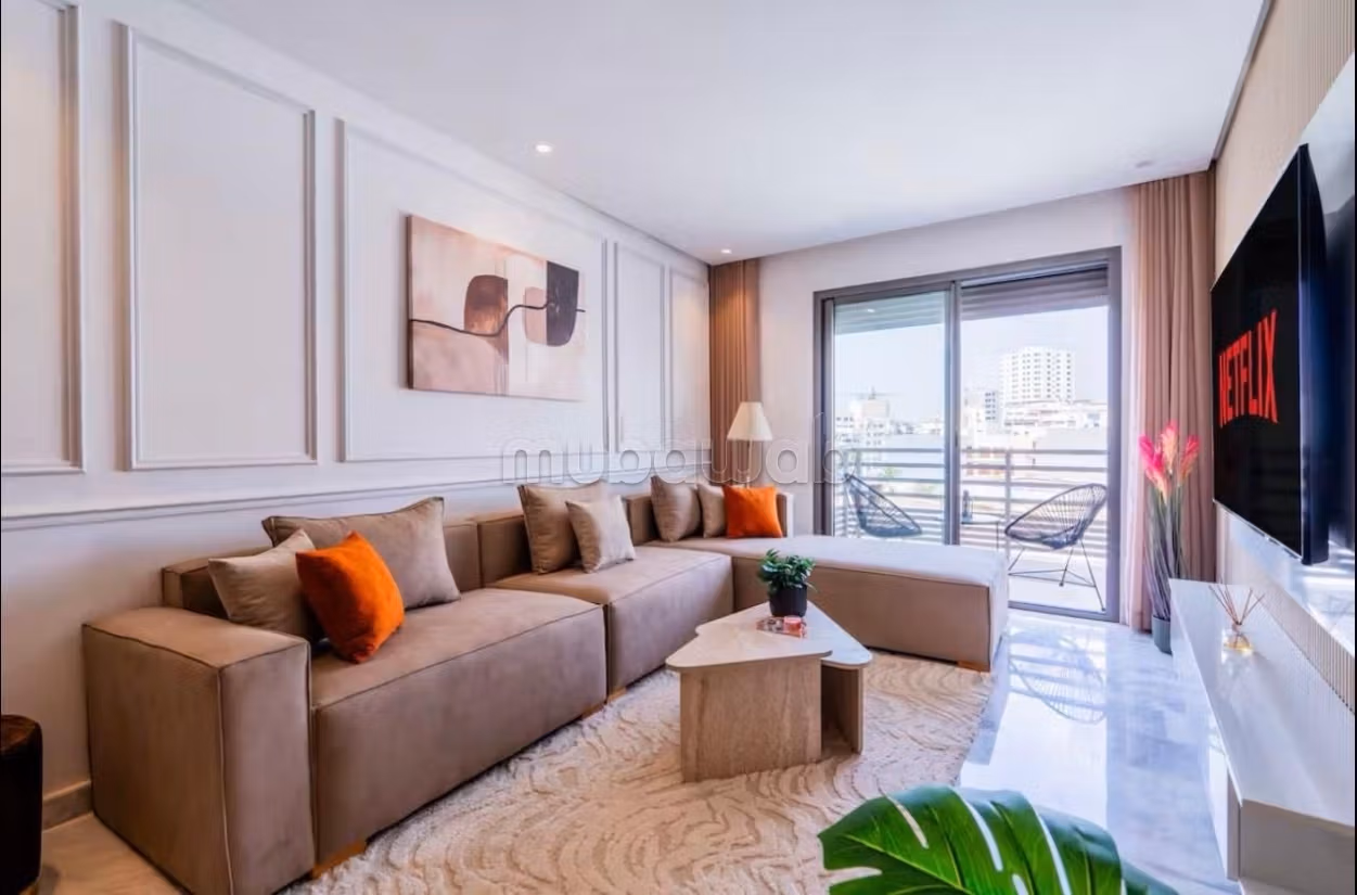 Studio meublé avec terrasse à Palmier