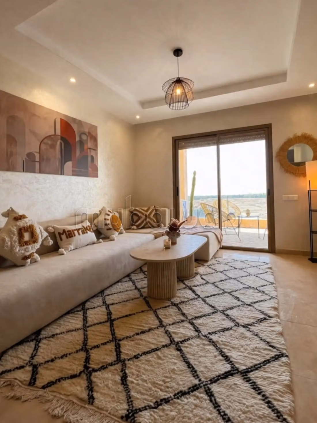 Superbe appartement 2ch meublé à vendre