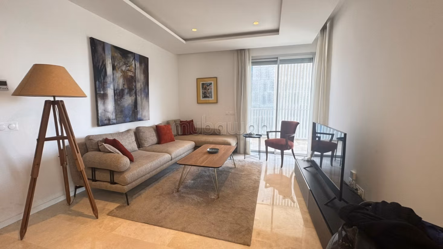 Appartement en location à Casablanca Finance City.
Superficie 65 m².
Ascenseur