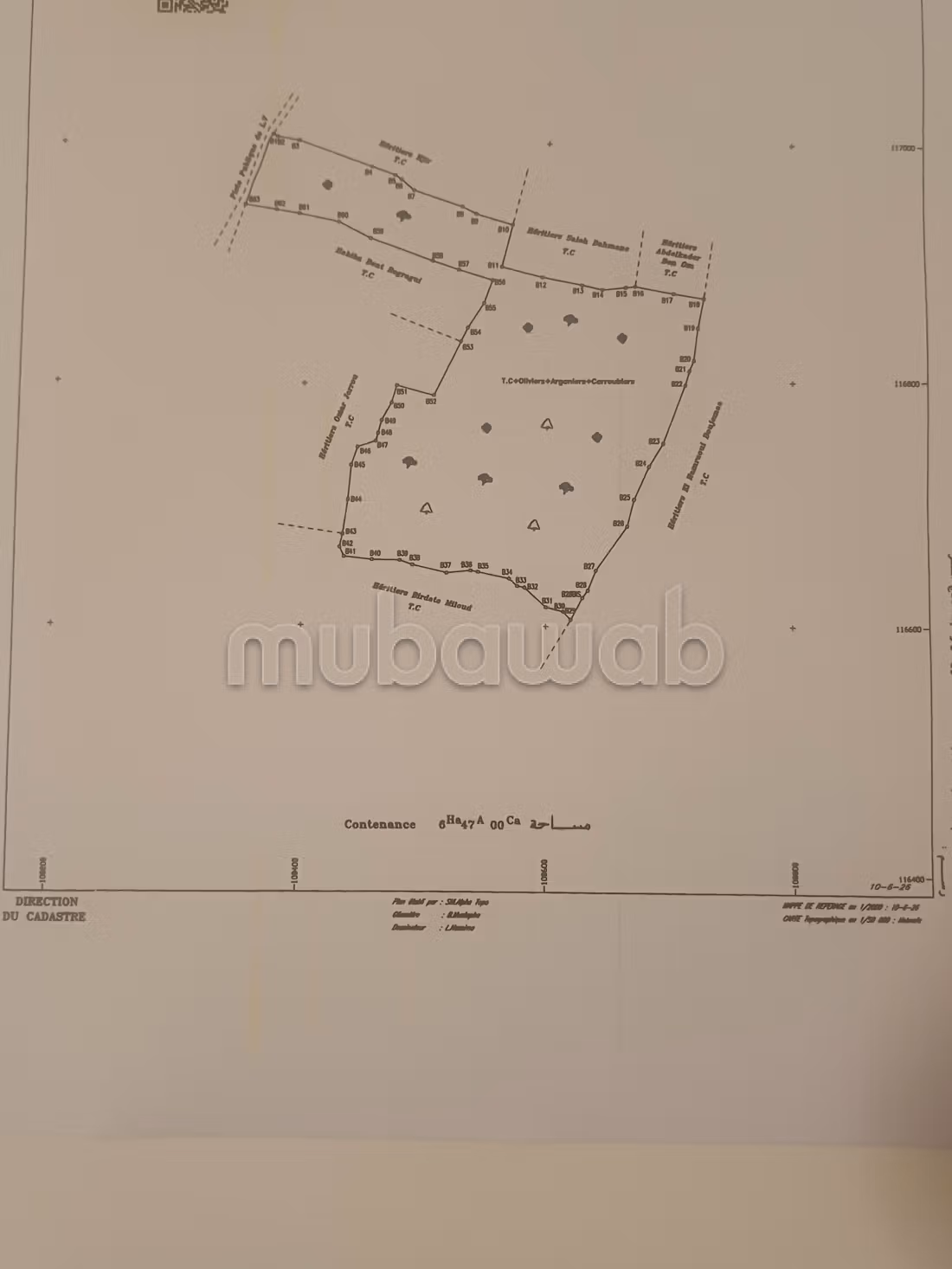 Terreno in vendita a Ounagha. Superficie totale 64700 m²