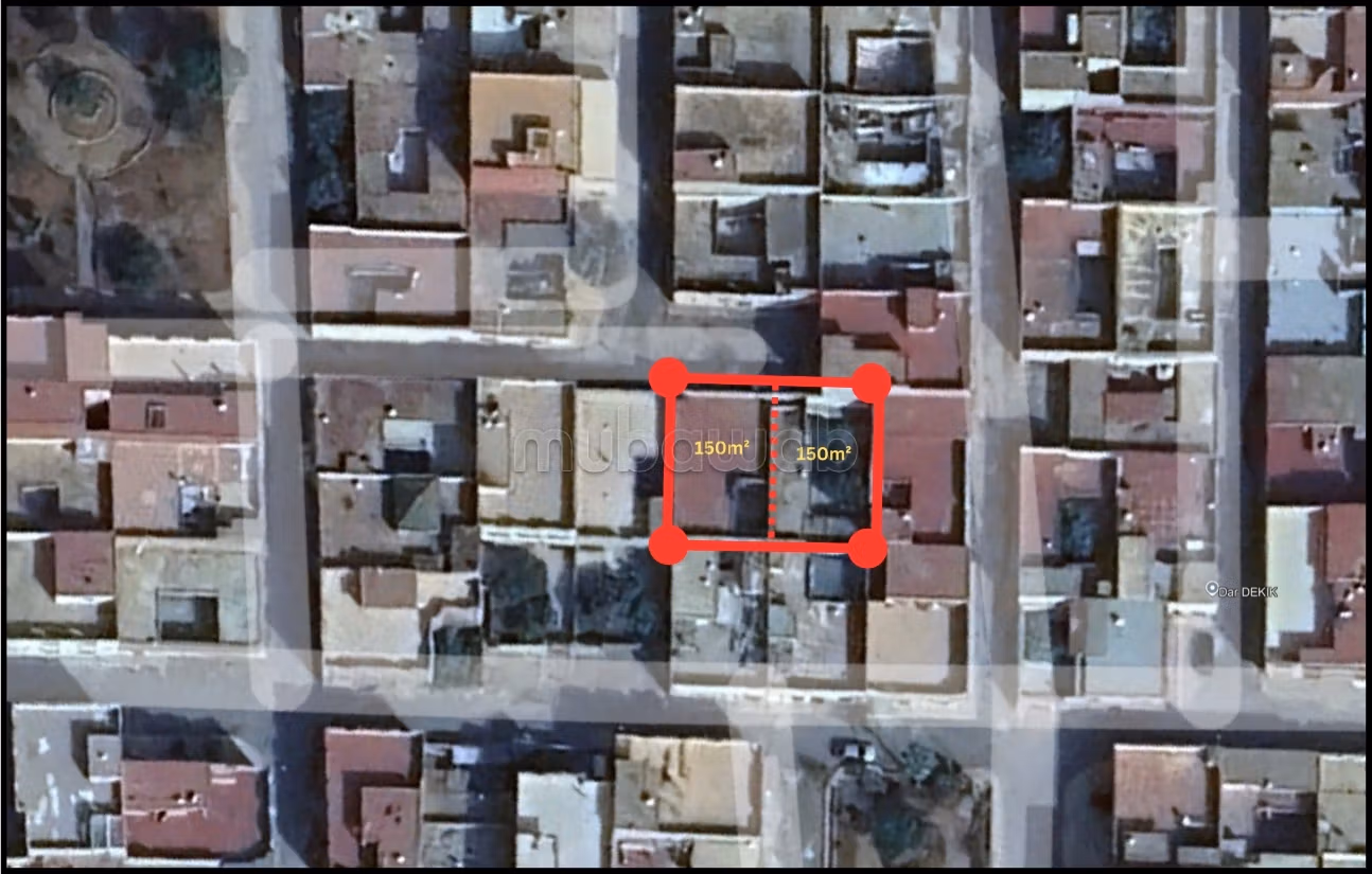 Dos terrenos adyacentes en venta en Ahfir Al Bam