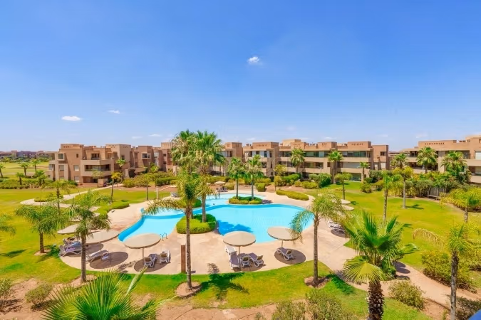 Prestigia golf City appartement 2 chambres vide à louer