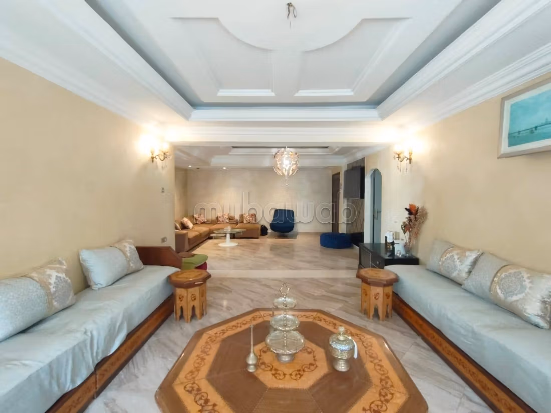Appartement meublé 160m² Maarif extention 9000 dh — 3