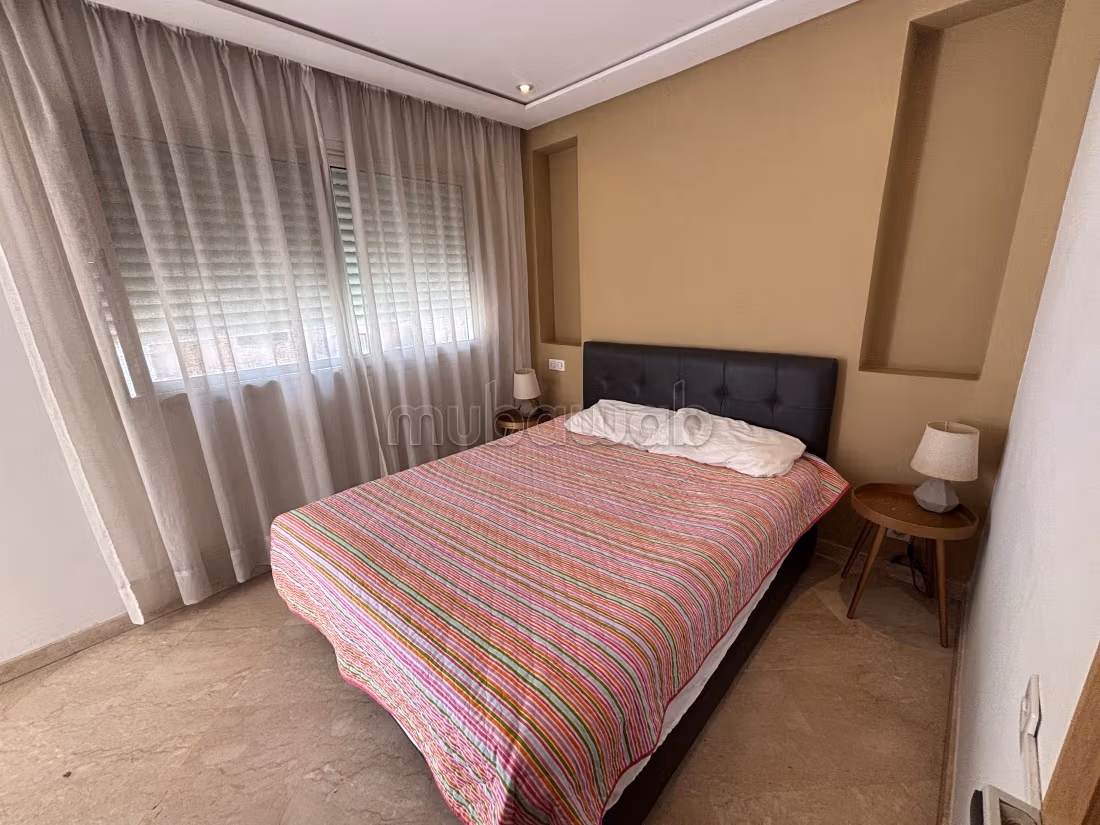 Very nice apartment for rent in Maârif.
Large area 50 m².
Well decorated