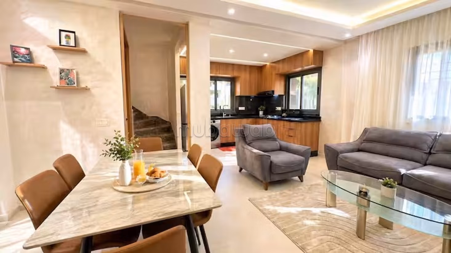 Magnifique Duplex Meublé Rénové Residence Targa — 4