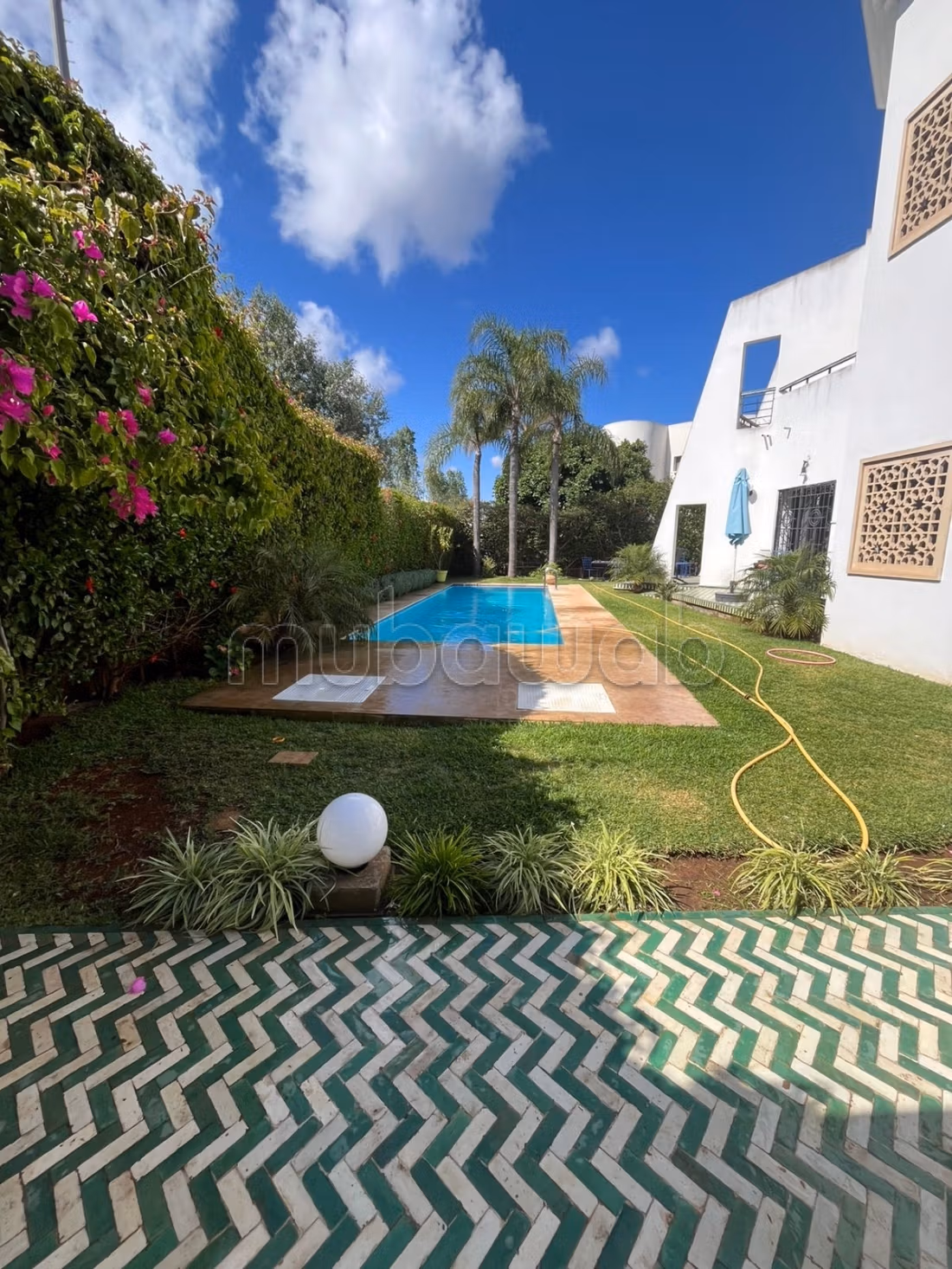Location villa meublée avec piscine Hay Riad Rabat