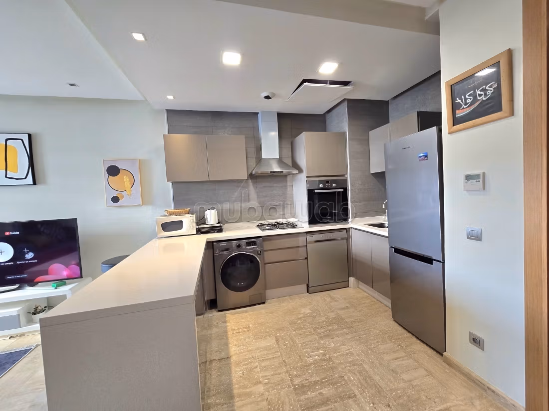 Très bel appartement en location à Casablanca Finance City. 3 grandes pièces. Bien meublé — 2