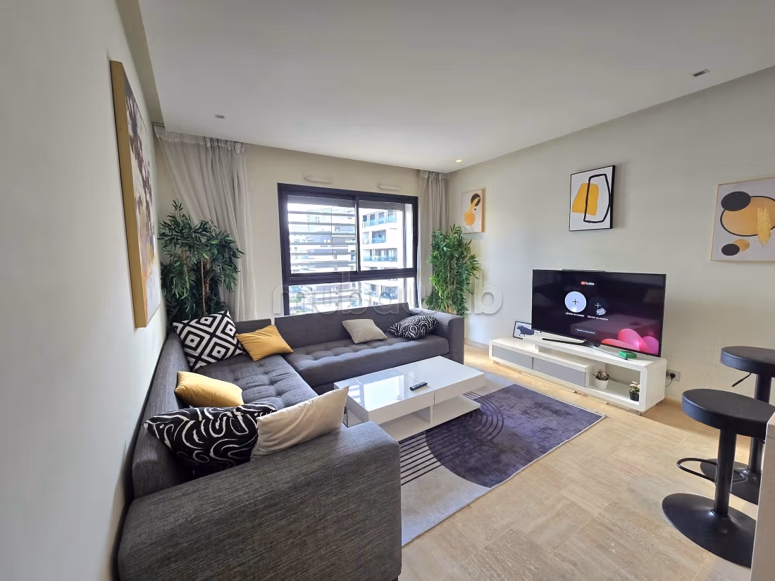 Très bel appartement en location à Casablanca Finance City. 3 grandes pièces. Bien meublé — 4