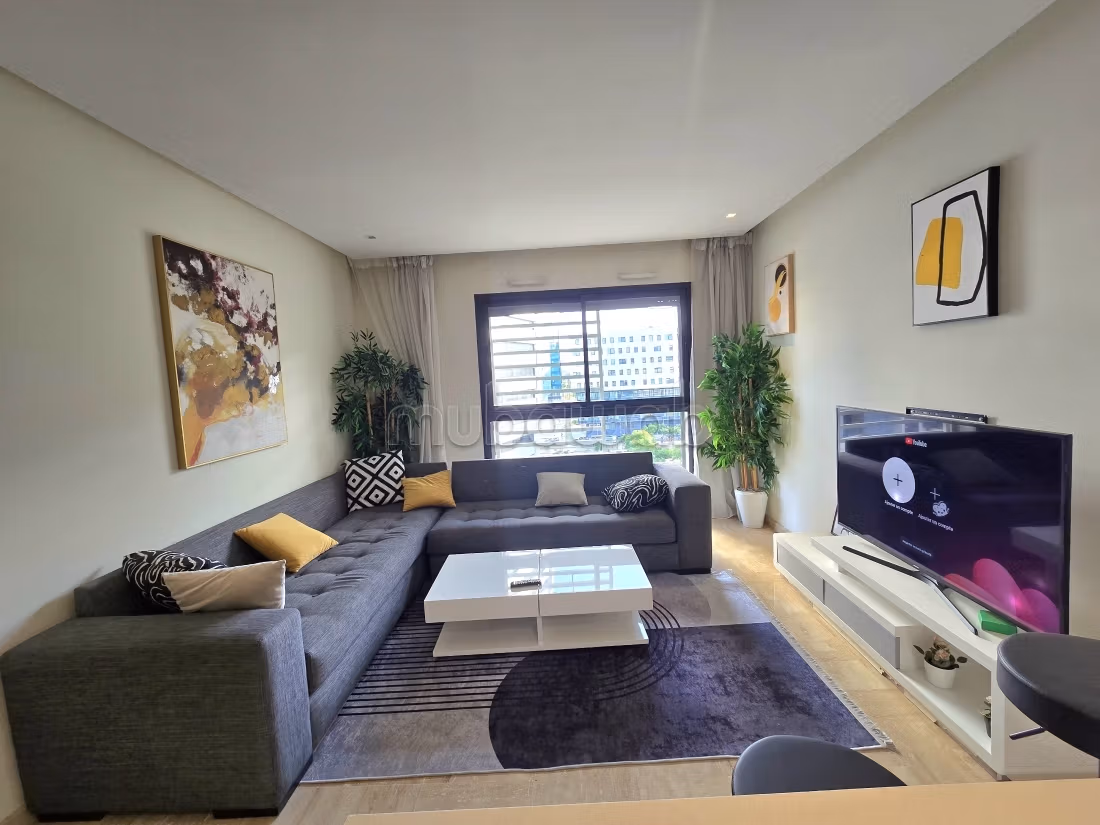 Très bel appartement en location à Casablanca Finance City. 3 grandes pièces. Bien meublé — 5