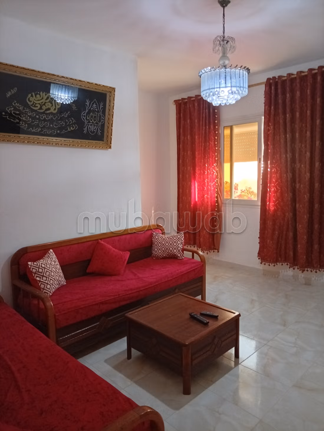 Appartamento vacanze in affitto a Bizerte Le Corniche. 2 camere. Parabola