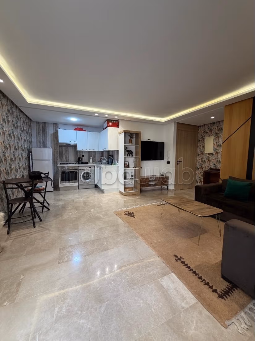 Appartement d’une chambre salon meublé à louer à rabat hay Riad