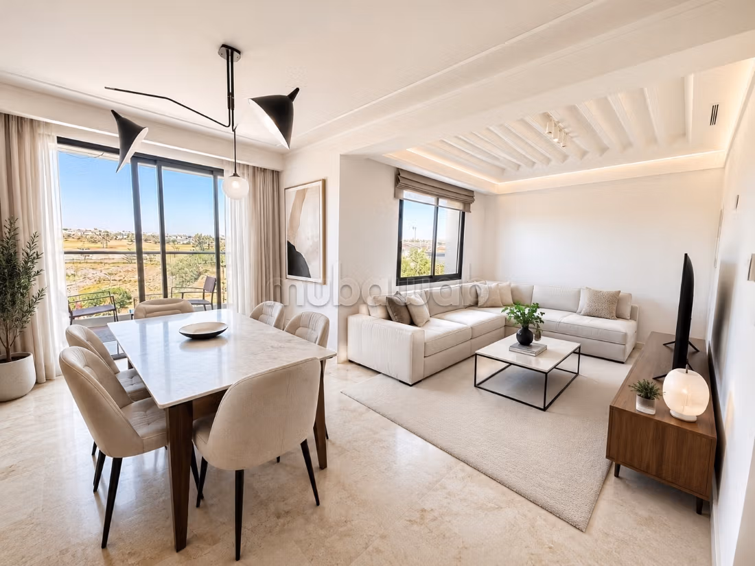 Appartement meublé 2 chambres avec terrasse