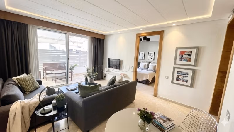Estudio de 60 m² amueblado con terraza Racine