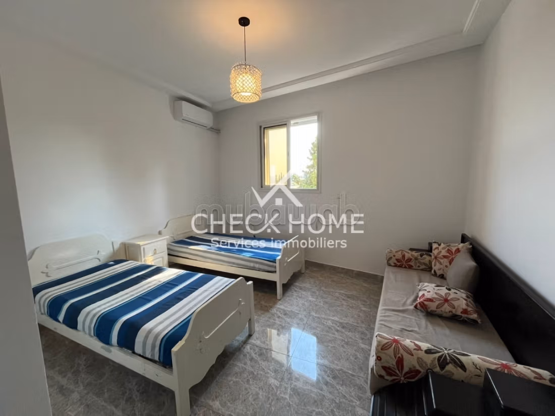 Location annuelle s2 vide à Hammamet Nord