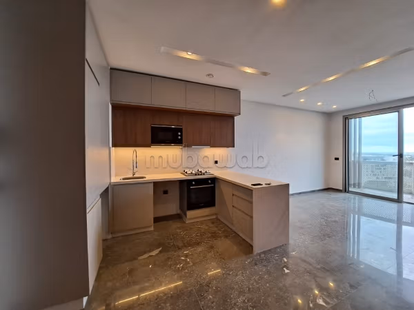 Affitta questo appartamento a Casablanca Finance City. Superficie di 59 m². Garage e terrazza