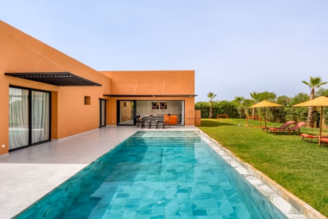 Villa di un piano senza affaccio