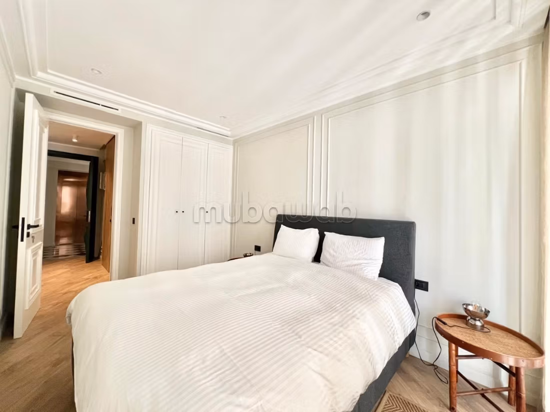 Furnished rooftop studio with gym